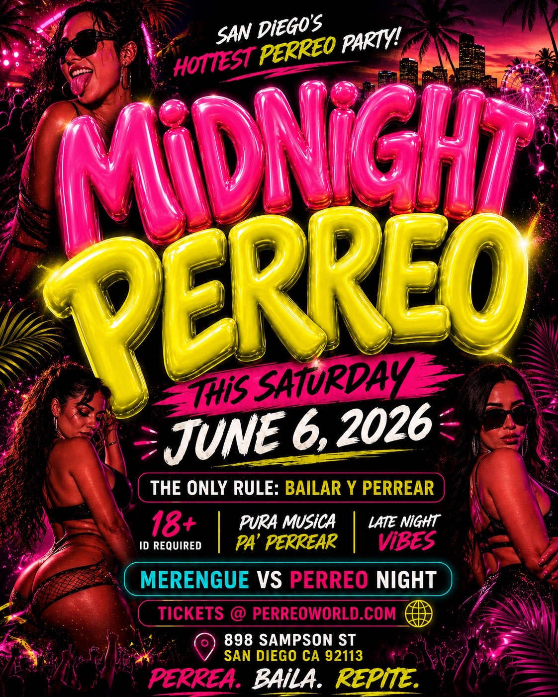 MIDNIGHT PERREO! Merengue Vs Perreo