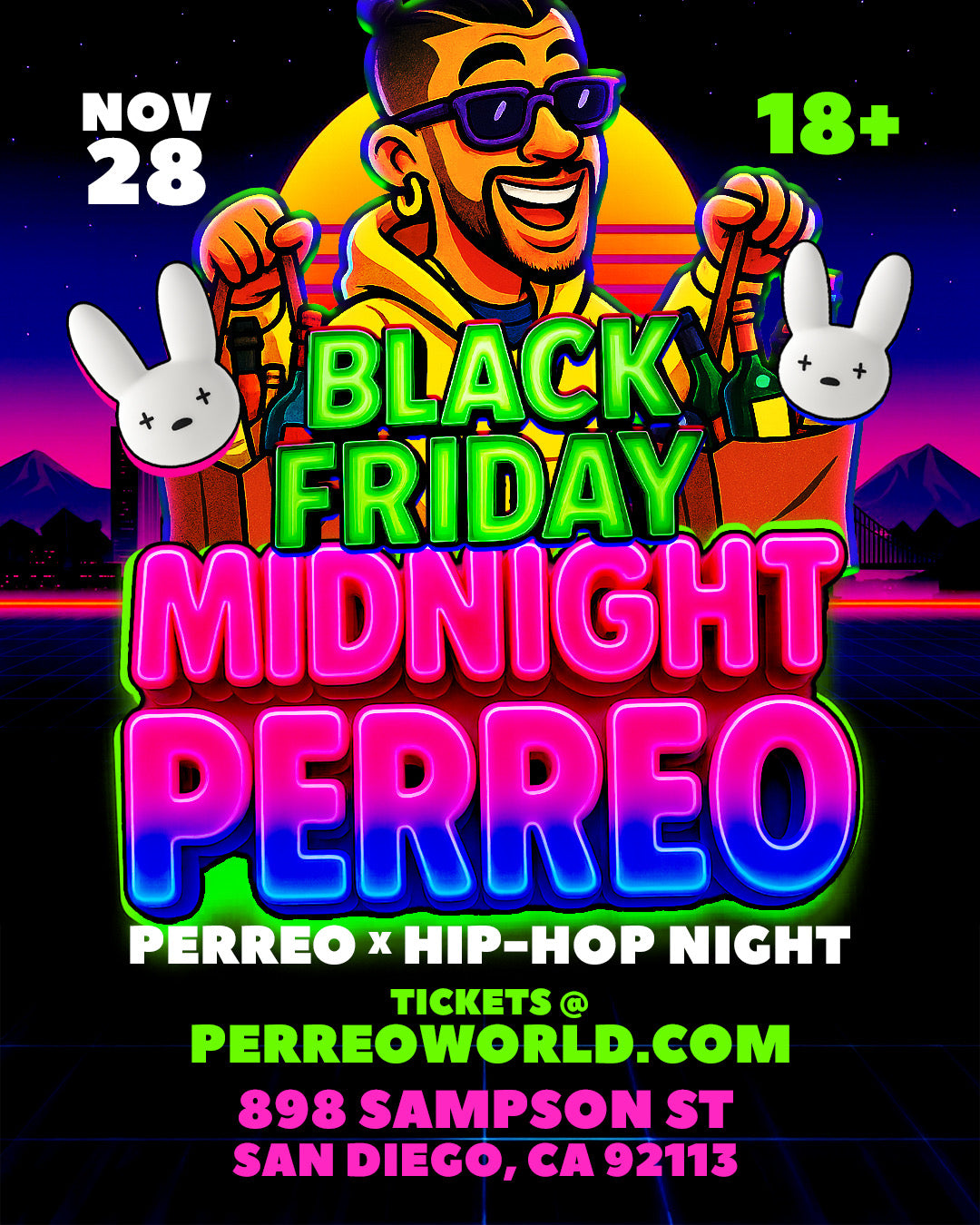 MIDNIGHT PERREO | BLACK FRIDAY (🚨POSTPONED🚨)